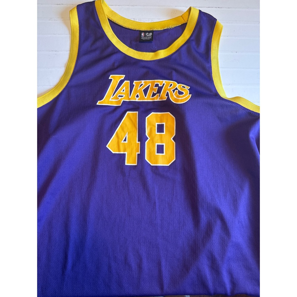 Ultra Game‎ Los Angeles Lakers Basketball Jersey Mens XL Purple Excellent Mesh